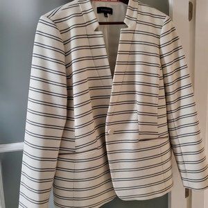 Talbots Aberdeen off white Striped Women’s Blazer